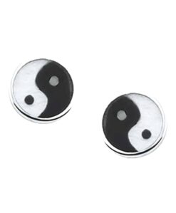 Ohrringe Silber - Yin Yang