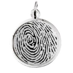 Silber-Anhänger Fingerprint