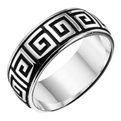 Silberner Herrenring