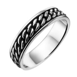 Silberner Herrenring