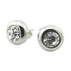 Ohrringe aus rostfreiem Stahl (8mm)