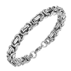 Steel King Armband Herren - Luxuriöses & robustes Gliederarmband aus Edelstahl