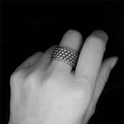 Alternative view of Ring aus Edelstahl