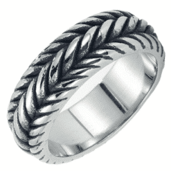 Herrenring aus Edelstahl