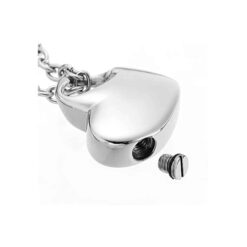 Alternative view of Esche Anhänger Herz mit Kette