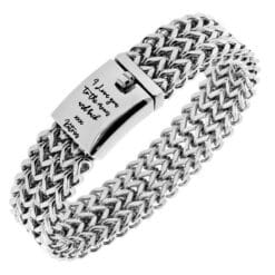 Gravierbares Stahlarmband - Luxuriöses Herrenarmband aus Edelstahl