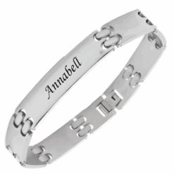 Edelstahlarmband mit Gravur für Männer - robust & personalisiert