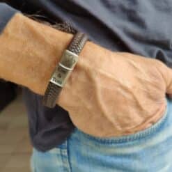 Alternative view of PU Lederarmband mit Gravur - Personalisiertes Geschenk für Ihn