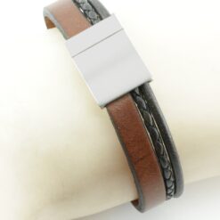 Alternative view of Lederarmband mit Fingerabdruck - Elegant & Personalisiert Graviert
