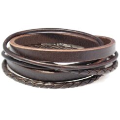 Alternative view of Stabiles Lederarmband - Handgefertigt und personalisiert