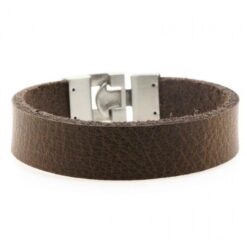 Alternative view of Robustes Lederarmband mit personalisierter Schließe