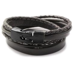 Leder-Wickelarmband