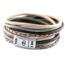 Alternative view of Lederarmband für Männer - Personalisiert mit Gravur