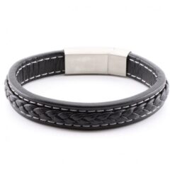 Alternative view of Herrenarmband PU-Leder mit Fingerabdruck - Einzigartiges & handgefertigtes Geschenk