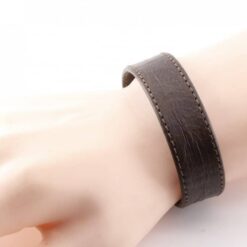 Alternative view of Breites Lederarmband für Herren - Luxus & Handarbeit