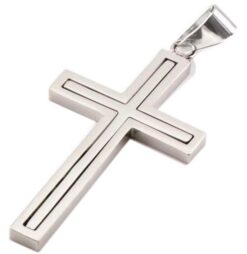 Kreuz-Anhänger aus Edelstahl