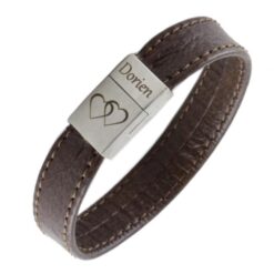 Lederarmband für Männer - Gravur möglich