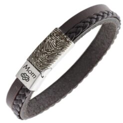 Fingerabdruck-Armband für Männer