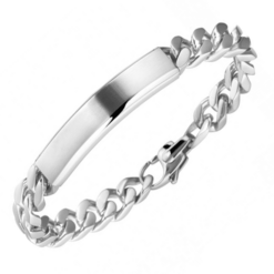 Stahlarmband mit Gravur - Luxuriöses Herrenarmband aus 316L-Edelstahl