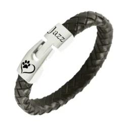 geflochtenes Lederarmband für Männer
