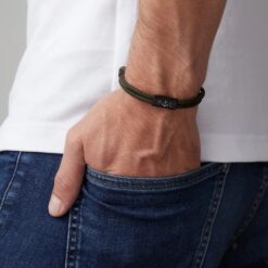 Alternative view of Verstellbares Paracord-Armband - Personalisiert